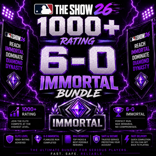 1000 Rating Plus 6-0 Immortal BUNDLE